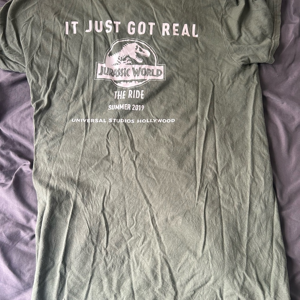Universal Green Jurassic World Tee